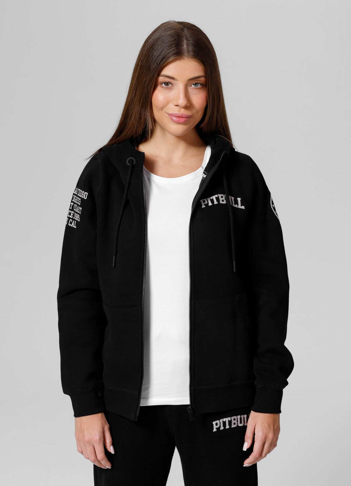 Women's zip-up hoodie French Tyrian