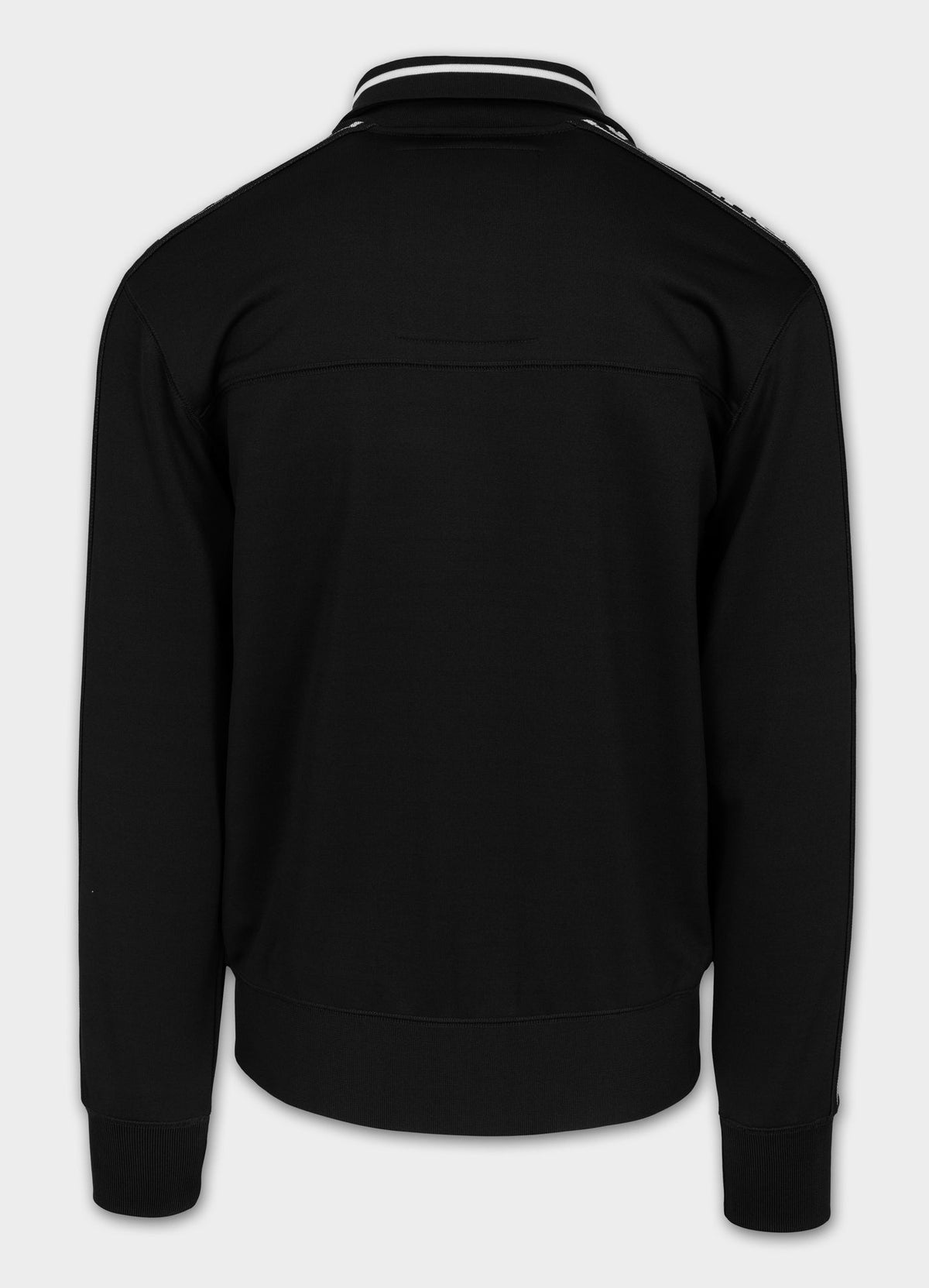 Men's Sweatjacket Oldschool Tape Logo - Black