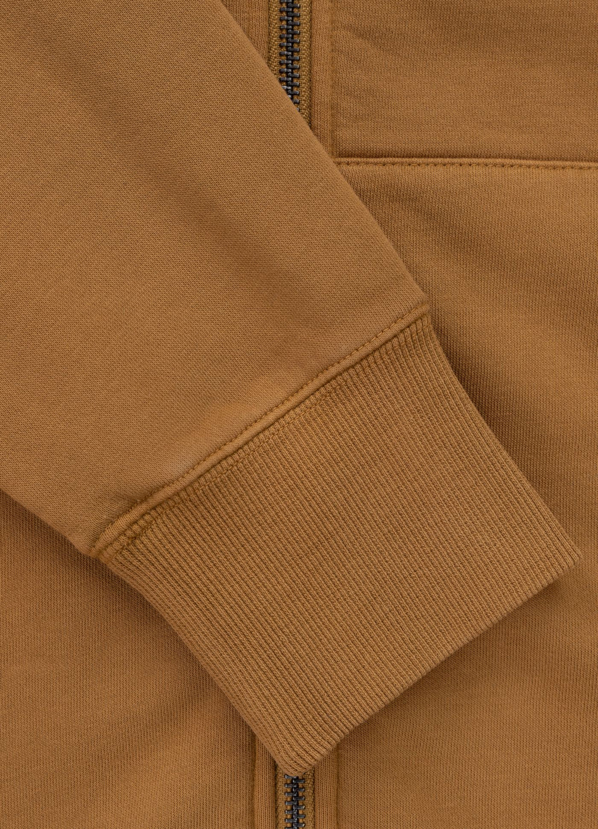 Men's Zip-up hoodie Washed Lancaster II - Honey yellow