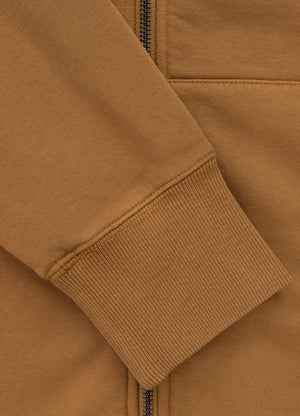 Men's Zip-up hoodie Washed Lancaster II - Honey yellow