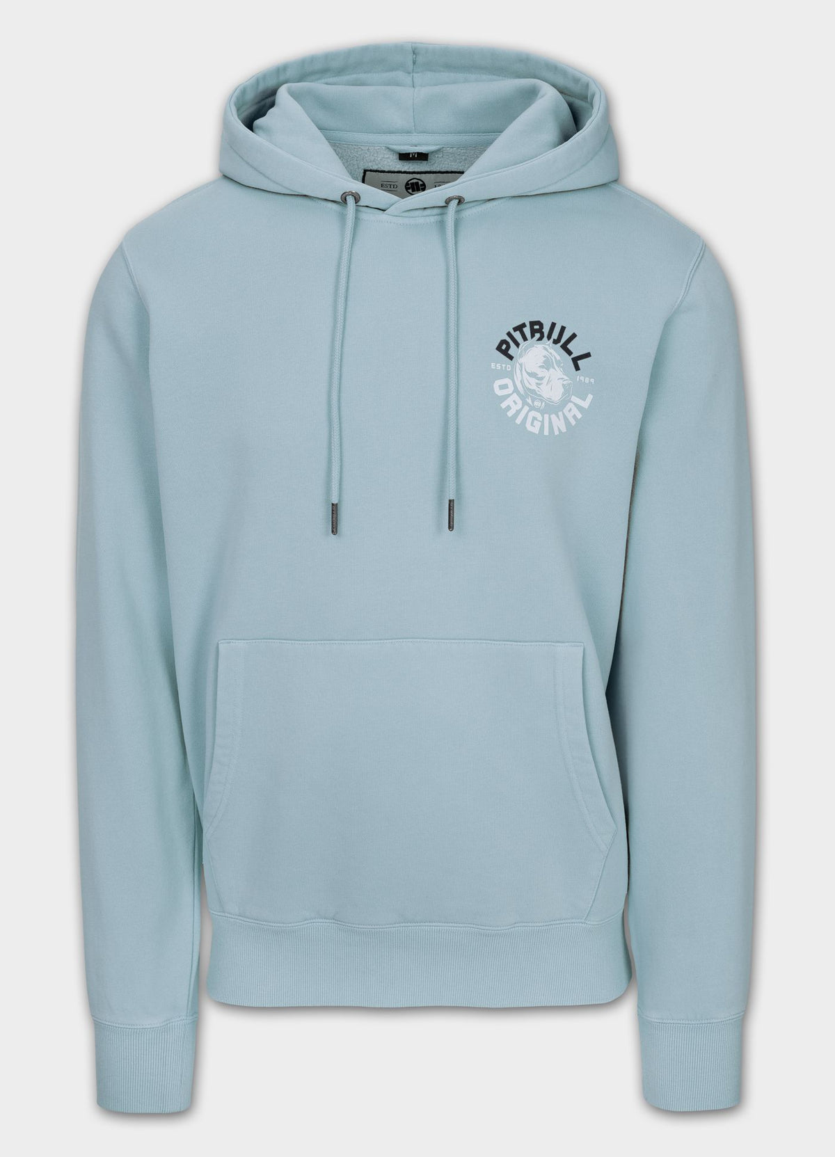 Men's Hoodie Washed DOG SD - Light blue