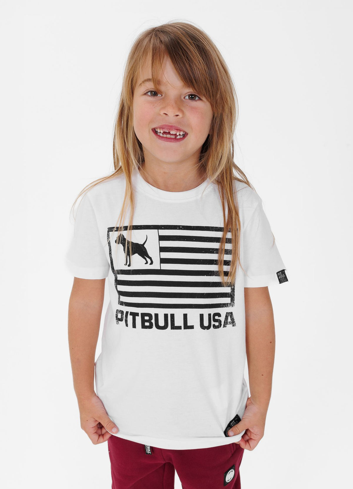 Kids T-Shirt Pitbull USA