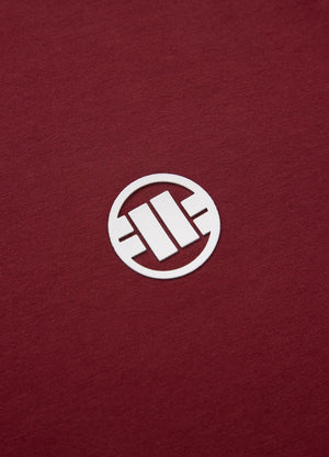 Men's T-Shirt SMALL LOGO - Burgundy