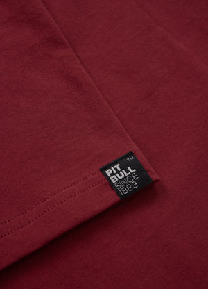 Men's T-Shirt SMALL LOGO - Burgundy