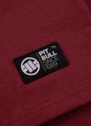 Men's T-Shirt SMALL LOGO - Burgundy