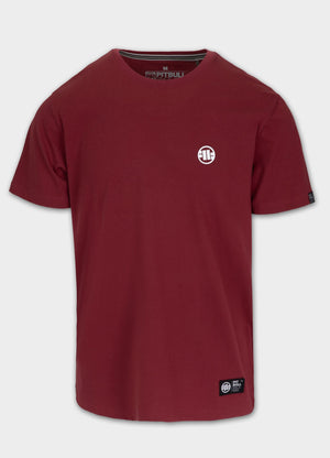Men's T-Shirt SMALL LOGO - Burgundy