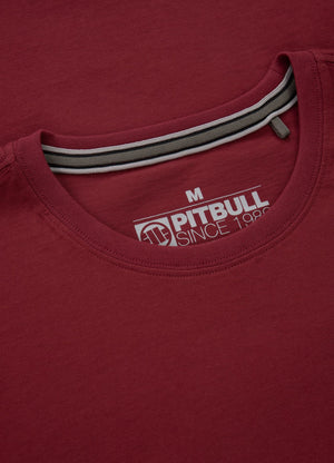 Men's T-Shirt SMALL LOGO - Burgundy
