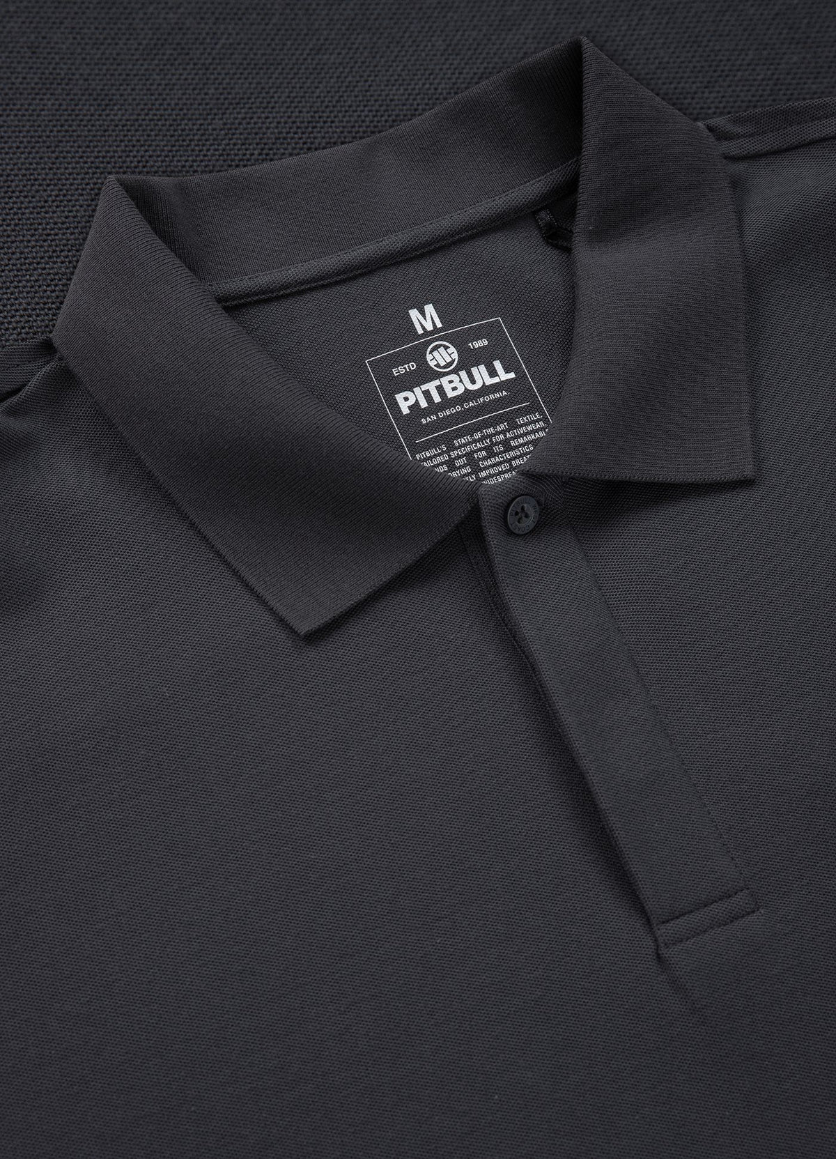 Men's Polo shirt Pique Rockey - Graphite