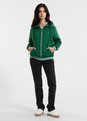 Women's hooded jacket WHITEWOOD - Green