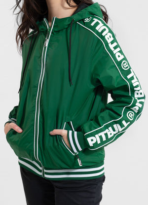 Women's hooded jacket WHITEWOOD - Green