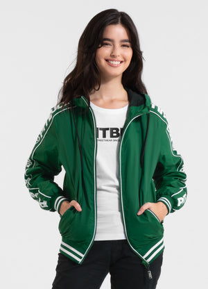 Women's hooded jacket WHITEWOOD - Green