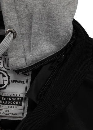 Men's hooded jacket Falcon Ridge - Black