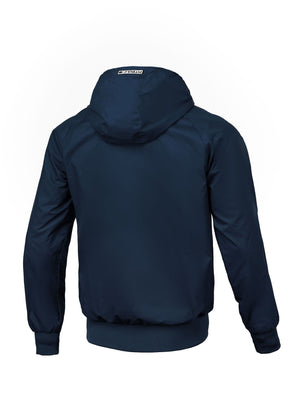 Men's hooded jacket Athletic Logo - Navy