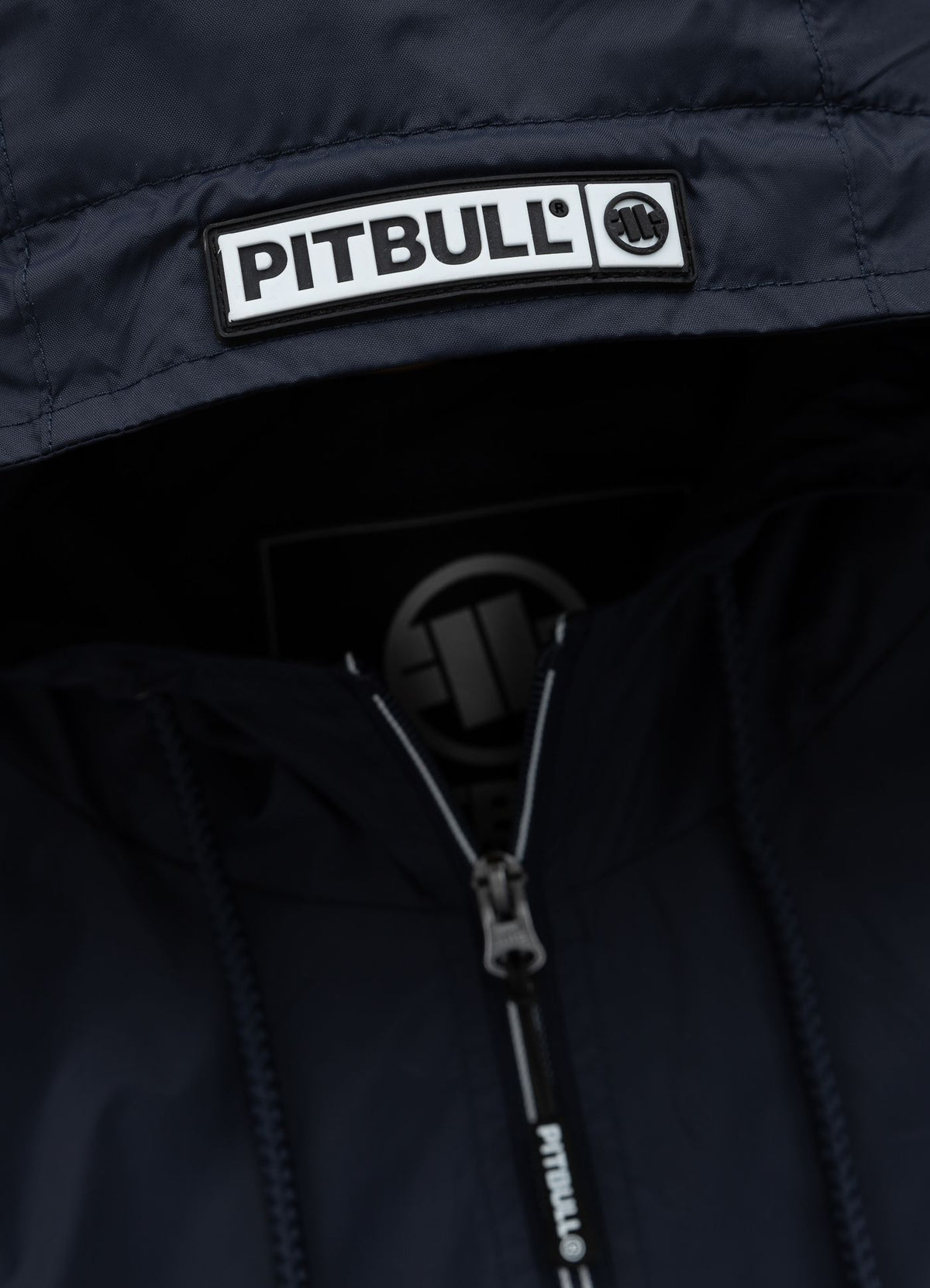 Men's hooded jacket Athletic Logo - Navy