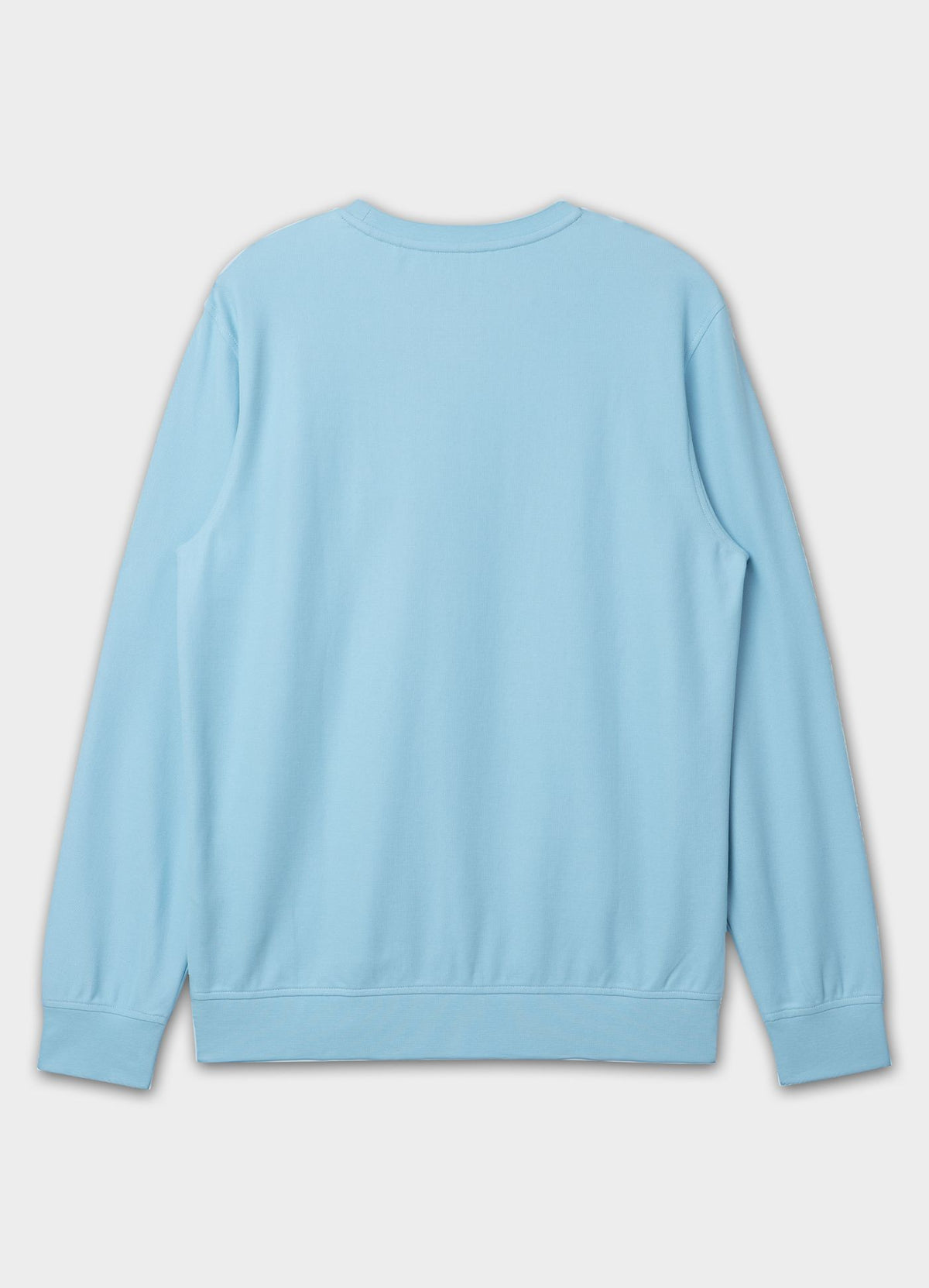 Men's Longsleeve Pique Rockey - Light blue