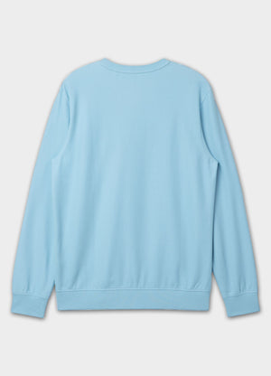 Men's Longsleeve Pique Rockey - Light blue