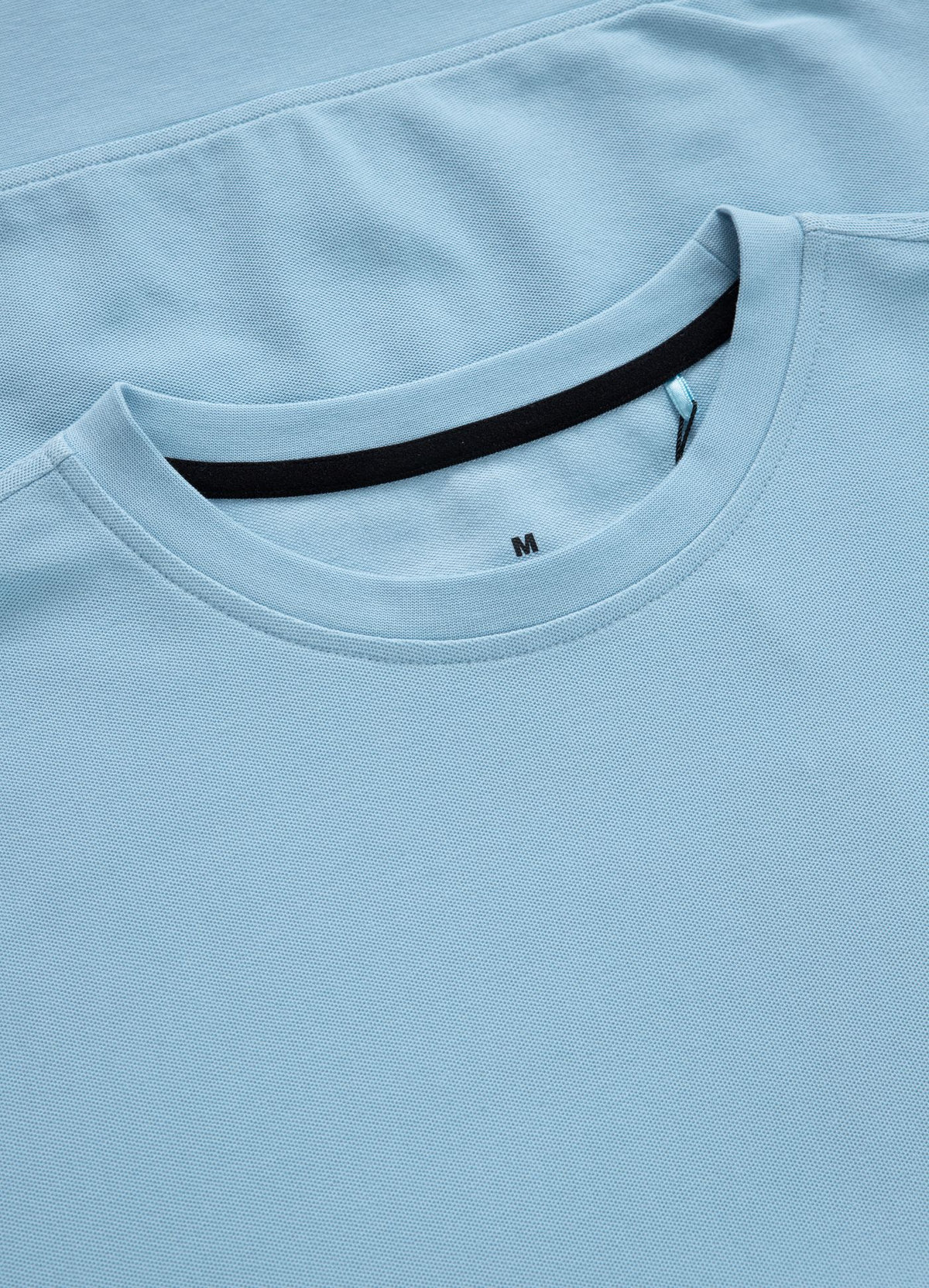 Men's Longsleeve Pique Rockey - Light blue