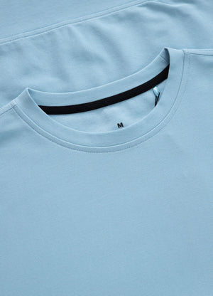 Men's Longsleeve Pique Rockey - Light blue