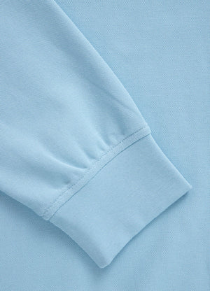 Men's Longsleeve Pique Rockey - Light blue