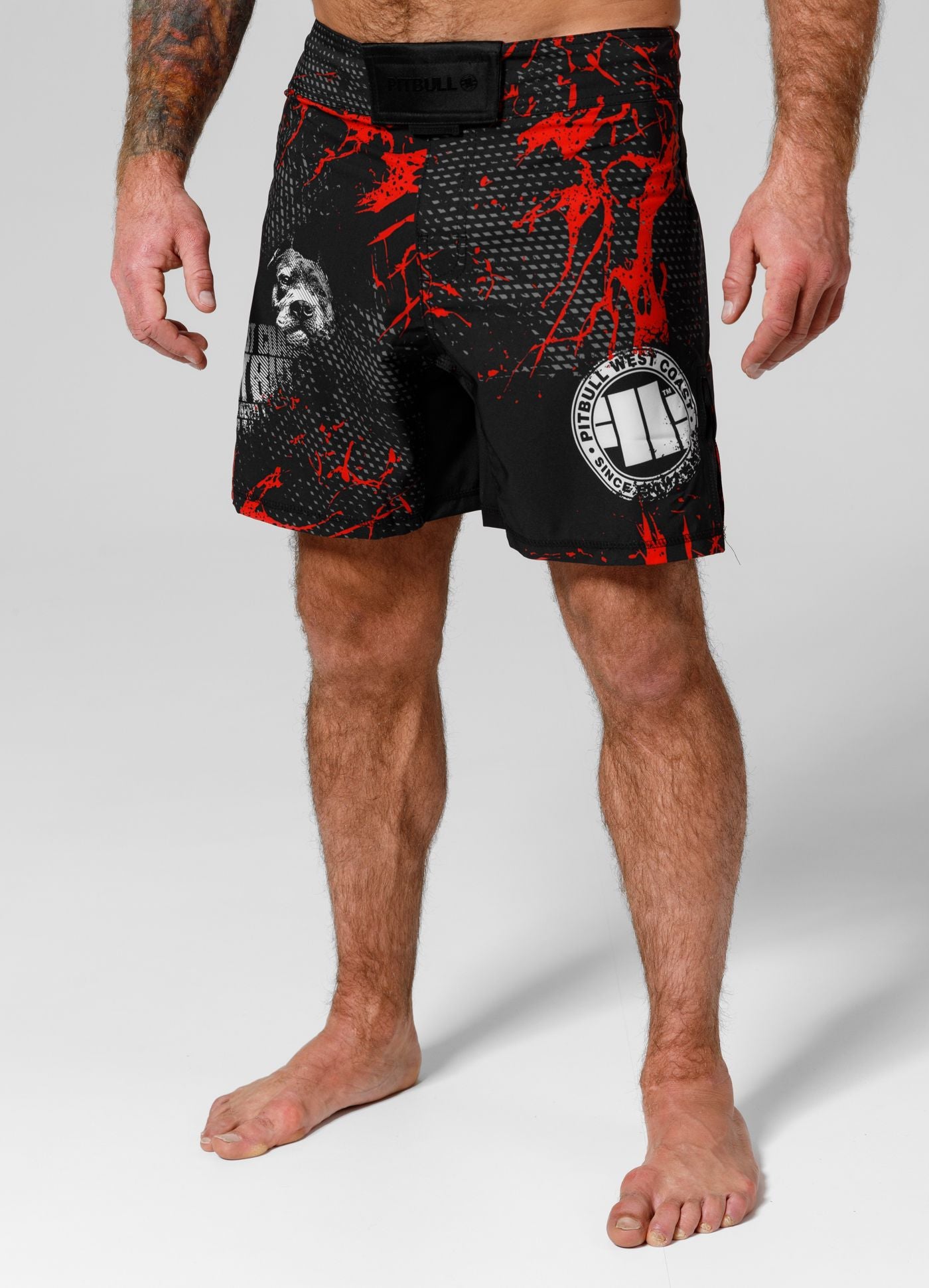 Trainingsshorts Blood Dog II - Schwarz/Rot