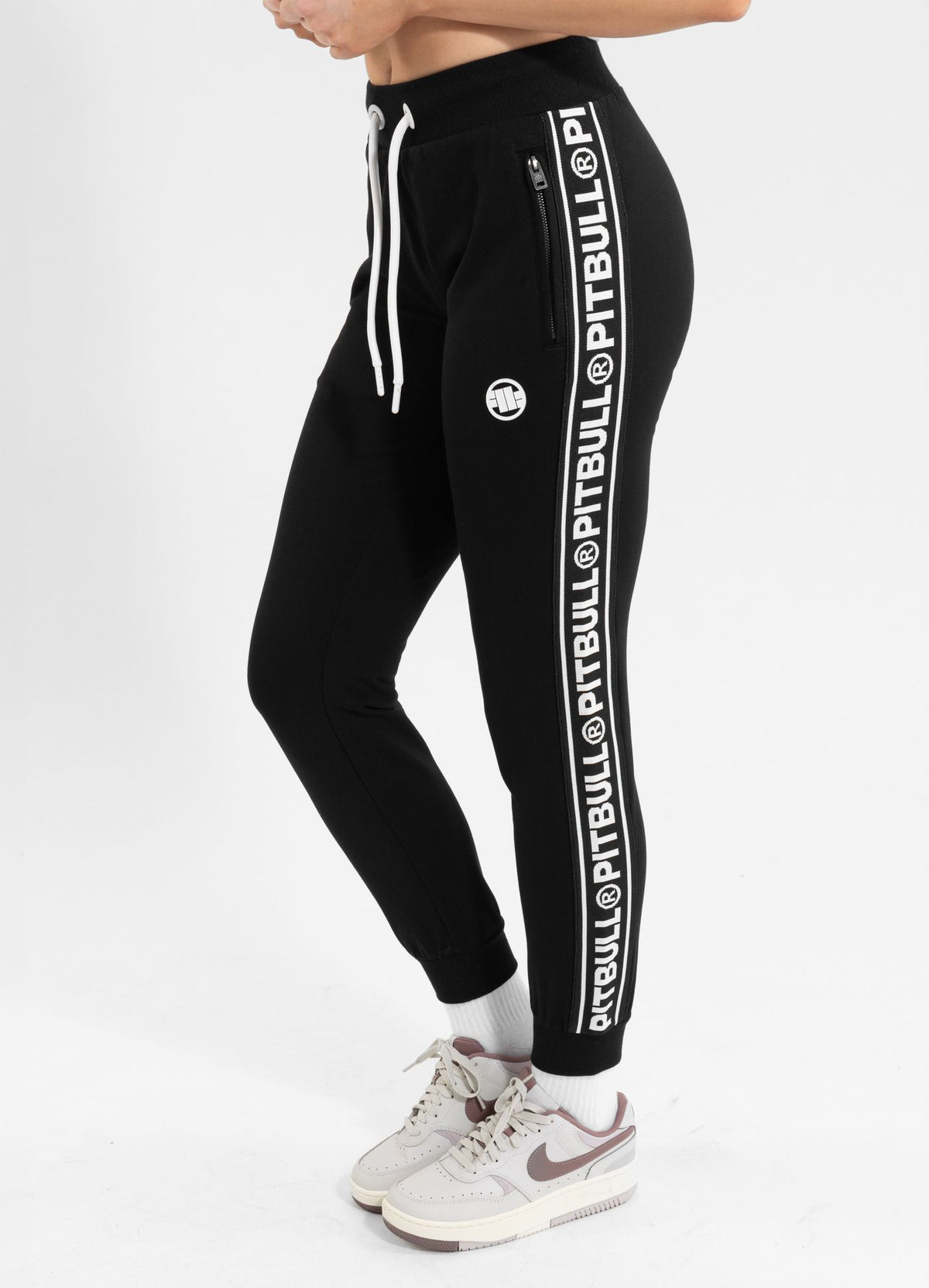 Women's sweatpants French Terry Judith - Black