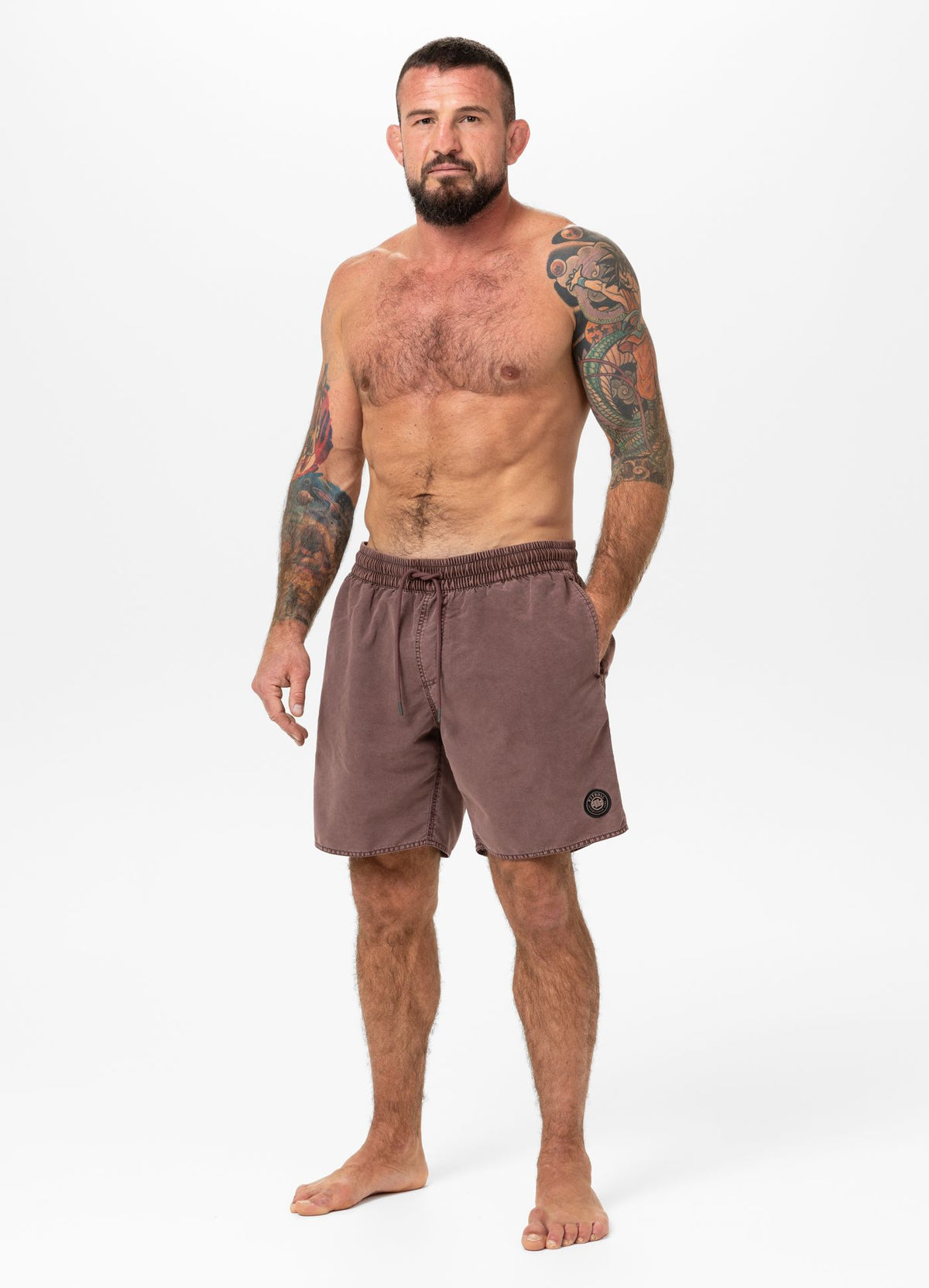 Men's Boardshorts BALFOUR - Burgundy