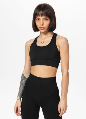 Women's sports Top COLUMBIA - Black
